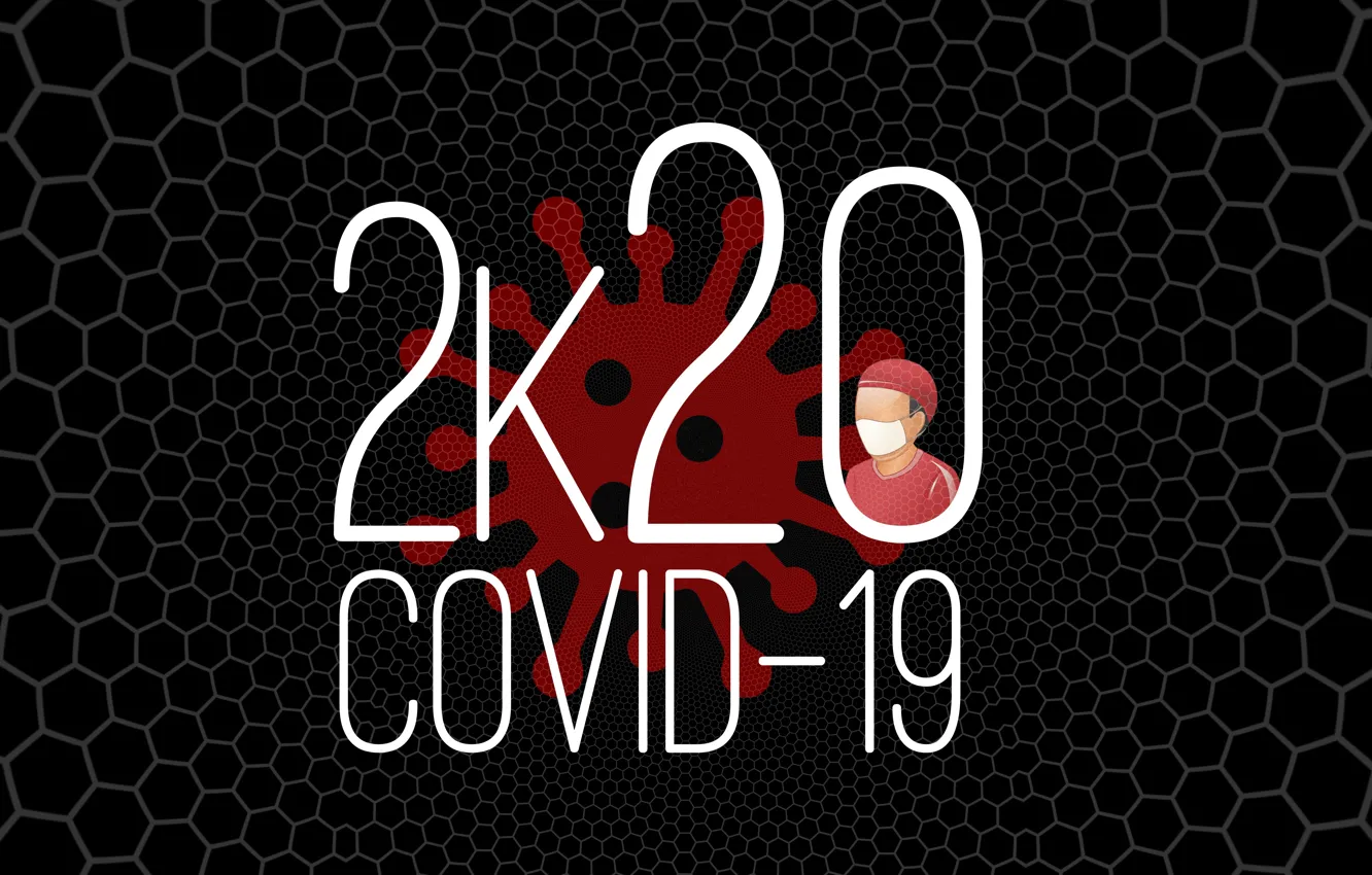 Photo wallpaper virus, 2020, pandemic, coronavirus, COVID-19
