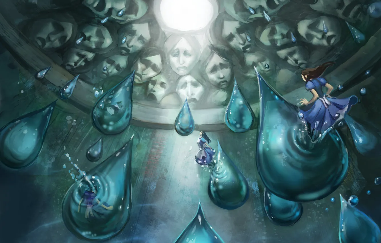 Photo wallpaper Alice in Wonderland, Alice Madness Returns, American McGee's Alice