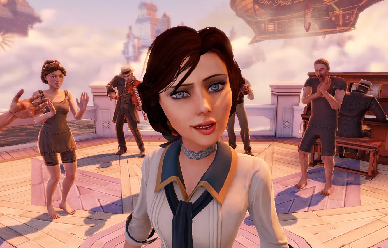 Photo wallpaper dance, bioshock, Infinite, Elizabeth