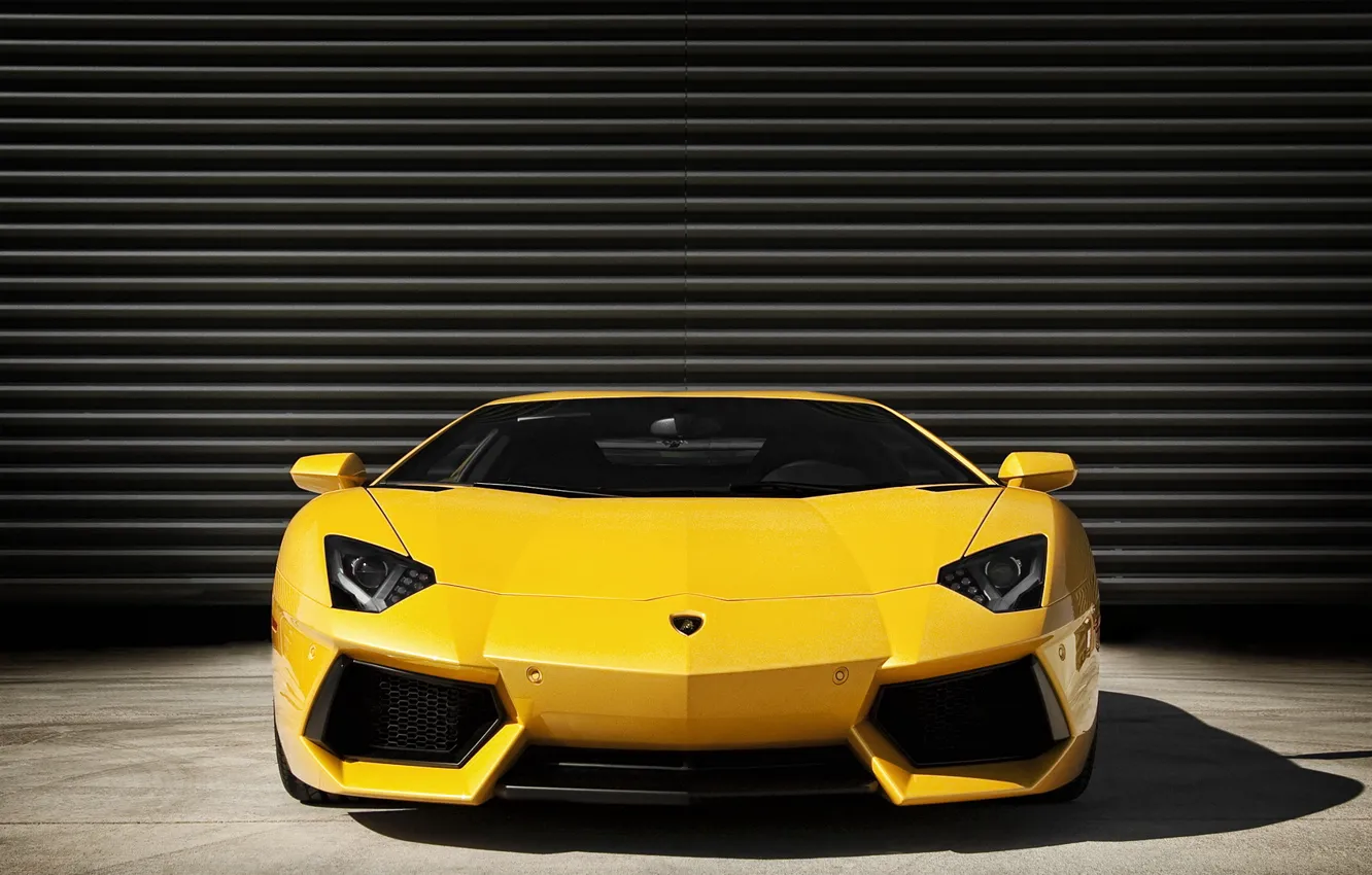 Wallpaper Lamborghini, front, view, Aventador, LP 700-4 for mobile and ...