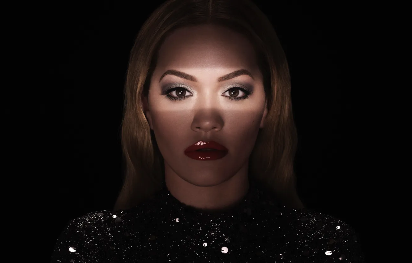 Photo wallpaper eyes, shadow, singer, Rita Ora
