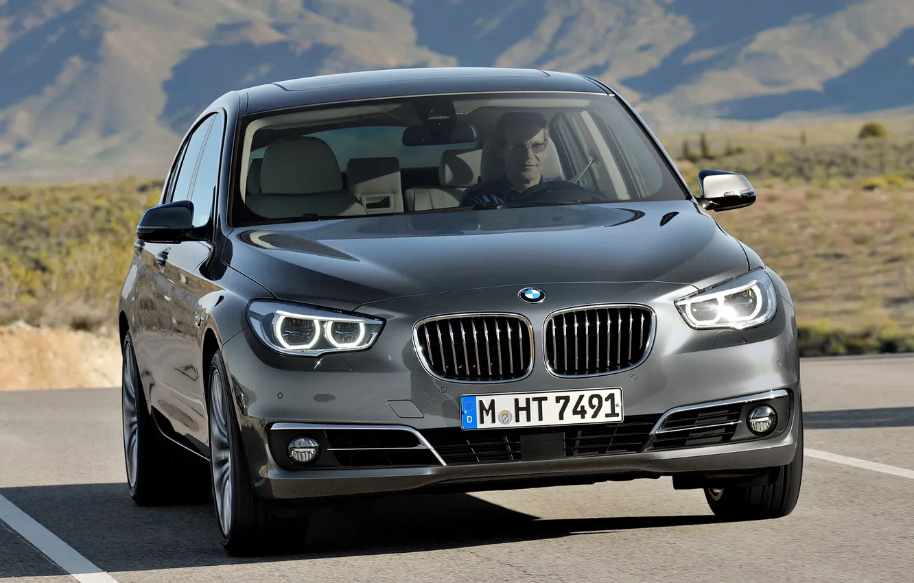 Photo wallpaper auto, lights, BMW, BMW, the front, xDrive, Gran Turismo, 535i