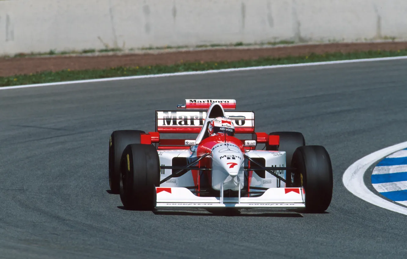 Photo wallpaper McLaren, Formula 1, Retro, Nigel Mansell, 1995
