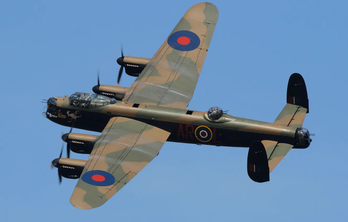 Photo wallpaper the sky, flight, bomber