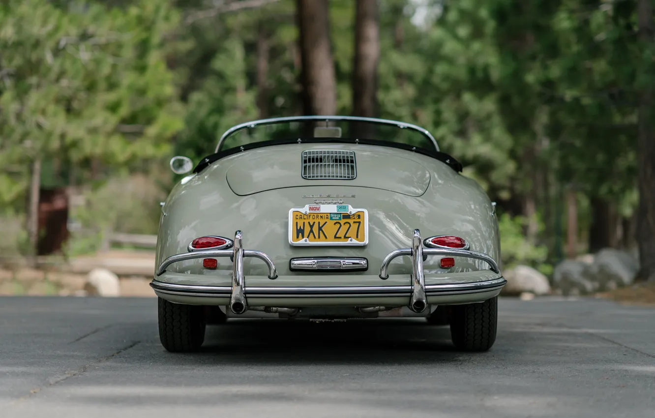 Photo wallpaper Porsche, 356, 1958, Porsche 356A 1600 Super Speedster