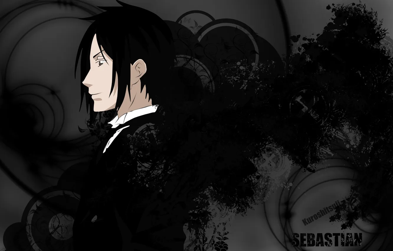 Photo wallpaper anime, art, Sebastian, Dark Butler, Sebastian Michaelis