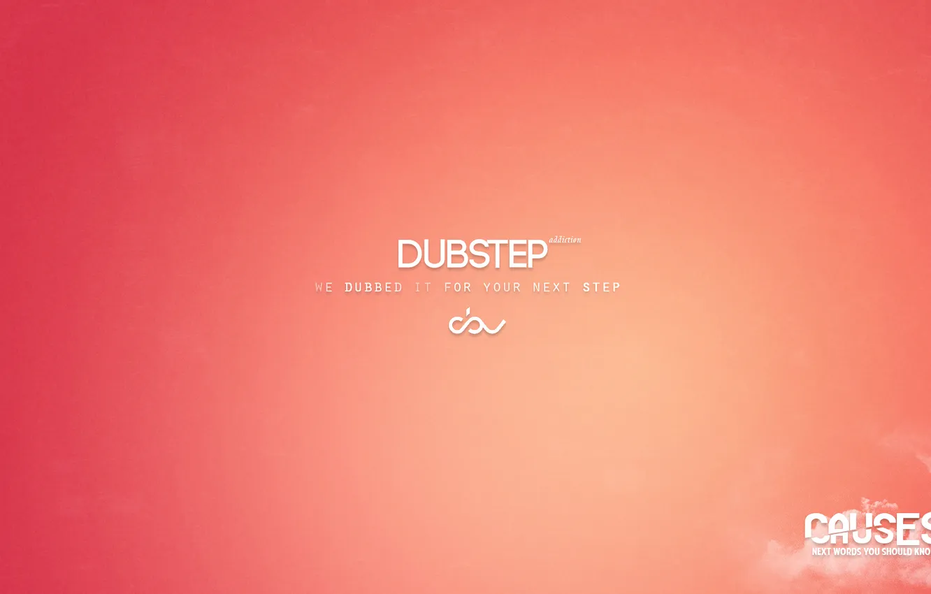 Photo wallpaper clouds, minimalism, dubstep, dubstep, causes bad volumes