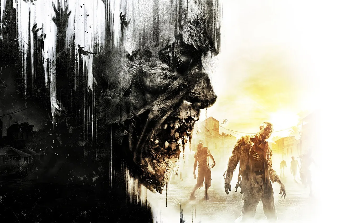 Photo wallpaper the game, zombies, Techland, Dying Light, parkour-the game