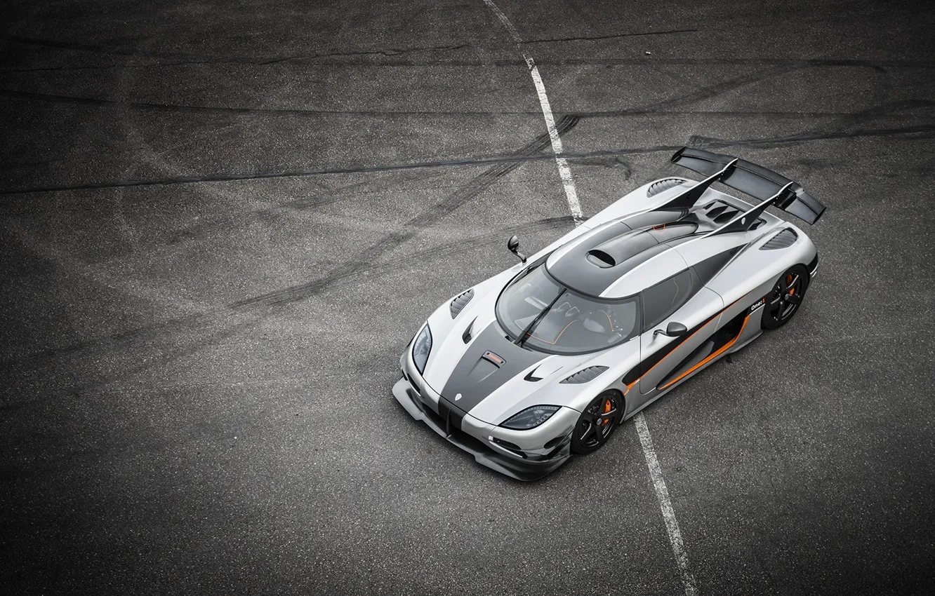 Photo wallpaper Koenigsegg, Carbon, Front, Before, 2014, Koenigsegg, One:1, Megakar