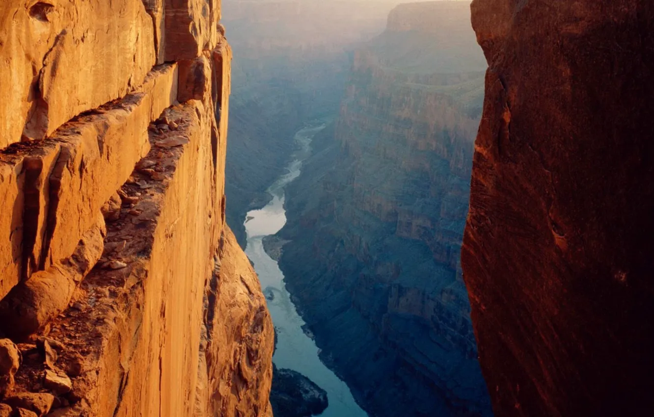 Photo wallpaper landscape, the area, canyon