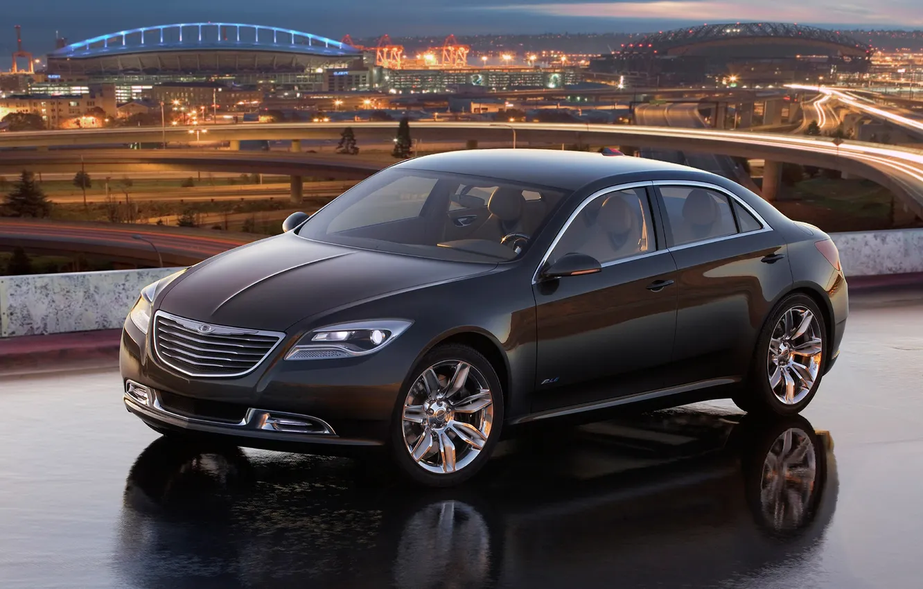 Photo wallpaper machine, background, Chrysler, 200C