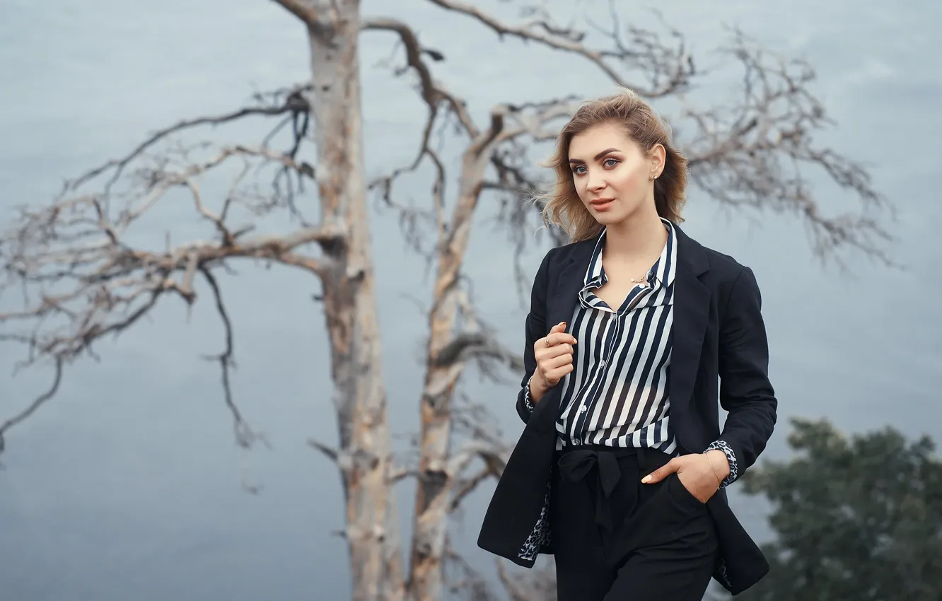 Photo wallpaper trees, Olga, Vadim Mironov