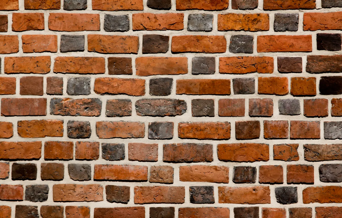 Photo wallpaper wall, pattern, brick, cement, varied