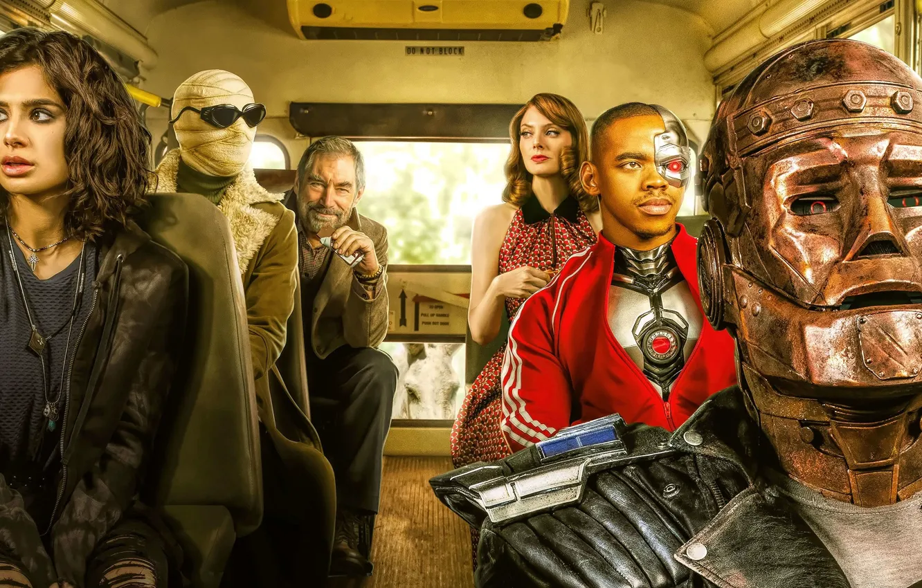 Photo wallpaper robot, characters, 2019, Doom Patrol