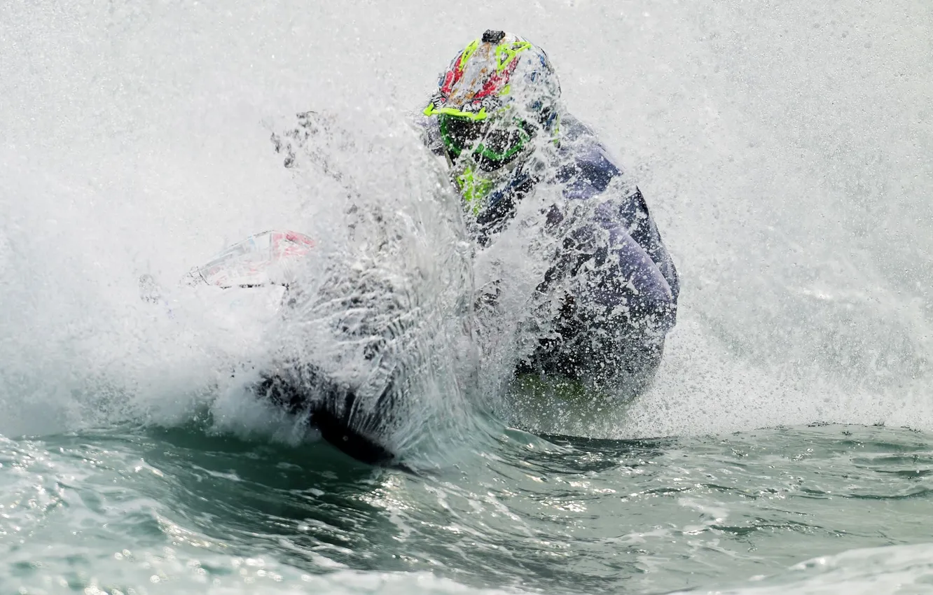Photo wallpaper race, boat, speed
