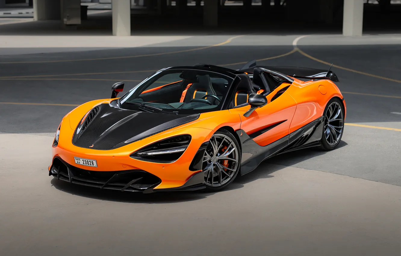 Photo wallpaper tuning, McLaren, shark, Spider, Carbon Fiber, Top Car, Fury, Tuning Car