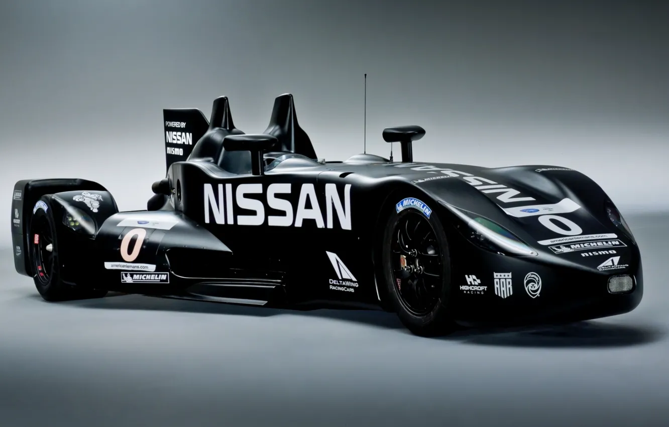 Photo wallpaper Nissan, Nissan, the front, racing car, Experimental Race Car, Deltawing, DeltaWing