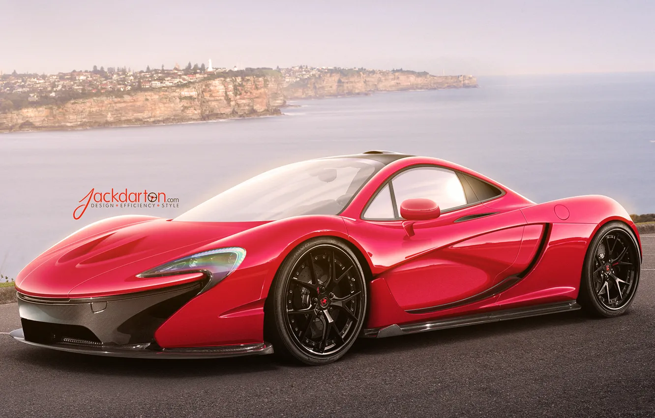 Photo wallpaper machine, Jackdarton, Mclaren P1