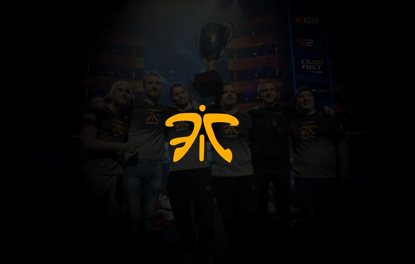 Photo wallpaper logo, arena, Cup, Team, EXCLUSIVE, csgo, fnatic, cs go
