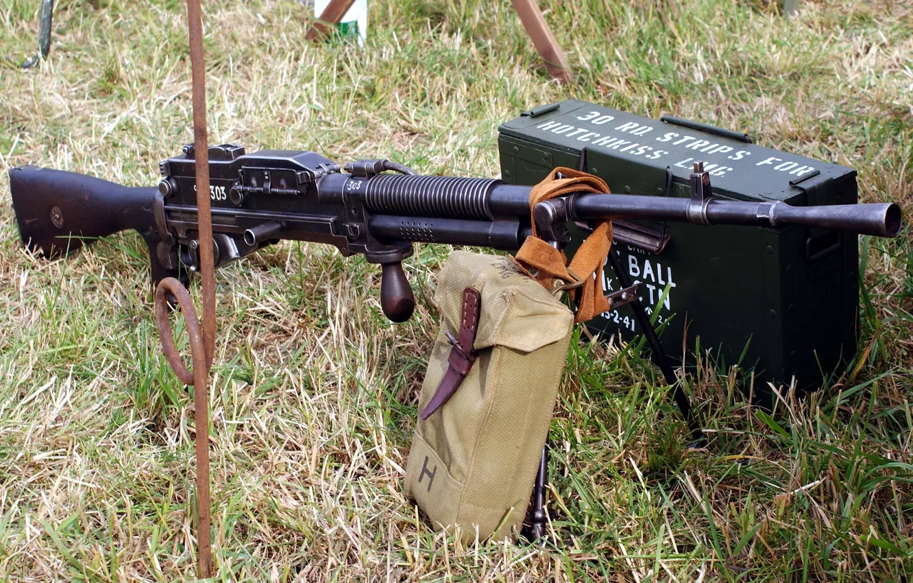 Photo wallpaper weapons, machine gun, manual, "Gochkiss", Hotchkiss