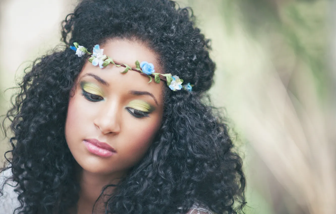 Photo wallpaper model, portrait, makeup, Jeilyn Rodriguez Furcal