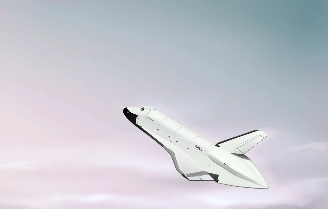 Photo wallpaper vector, Shuttle, NASA, Enterprise