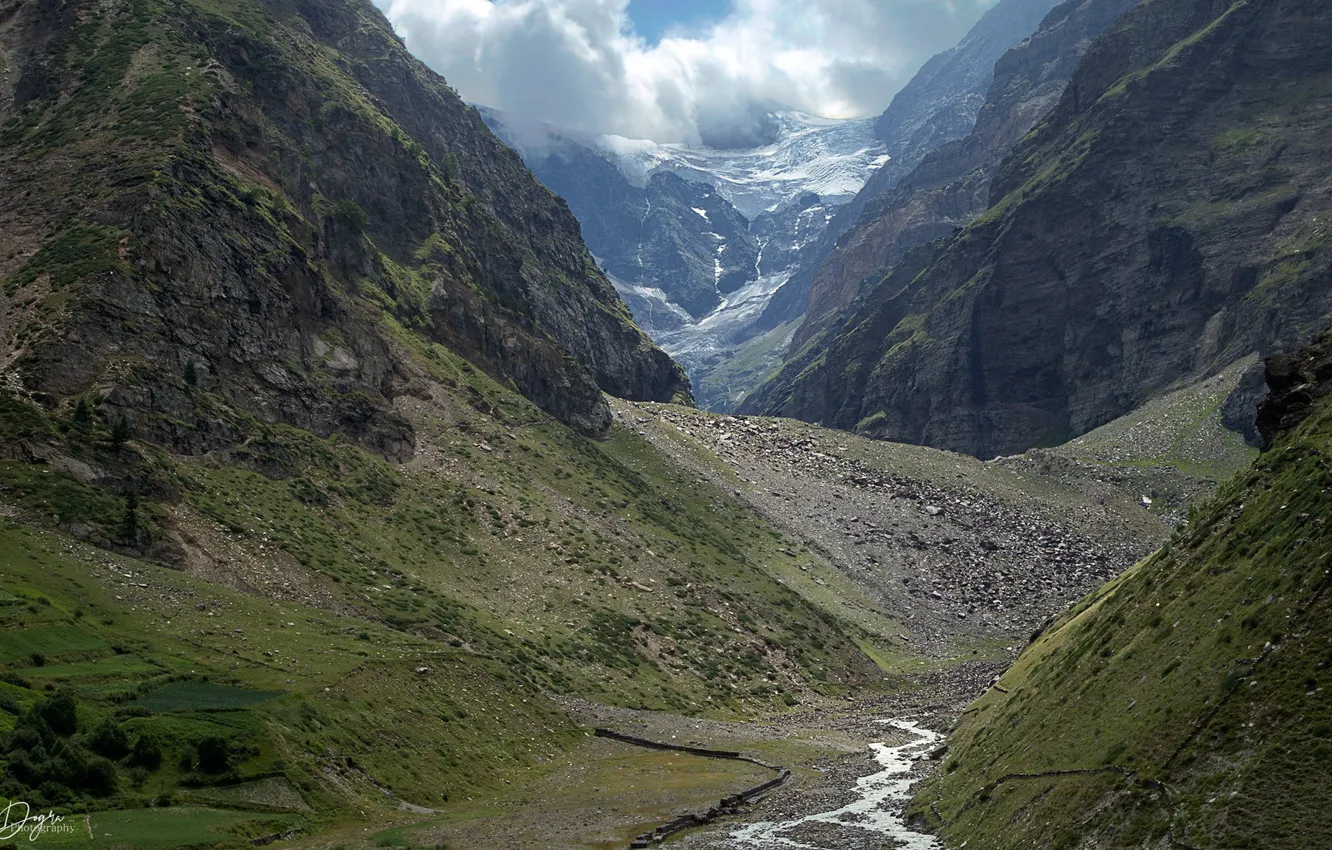 Photo wallpaper landscape, mountains, Rakesh Kumar Dogra