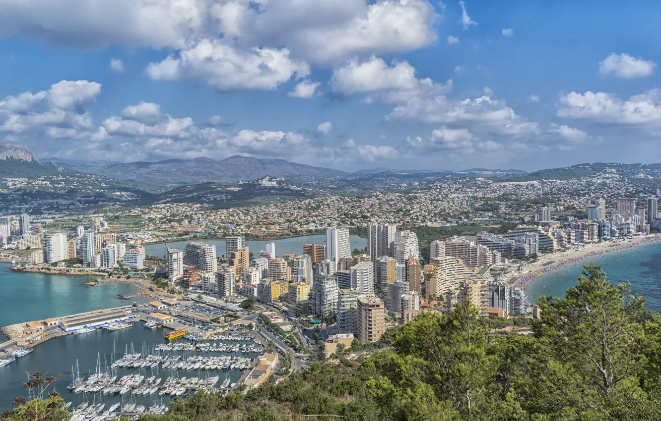 Photo wallpaper panorama, Spain, Alicante