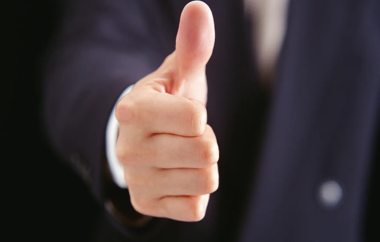 Photo wallpaper costume, male, fingers, gesture