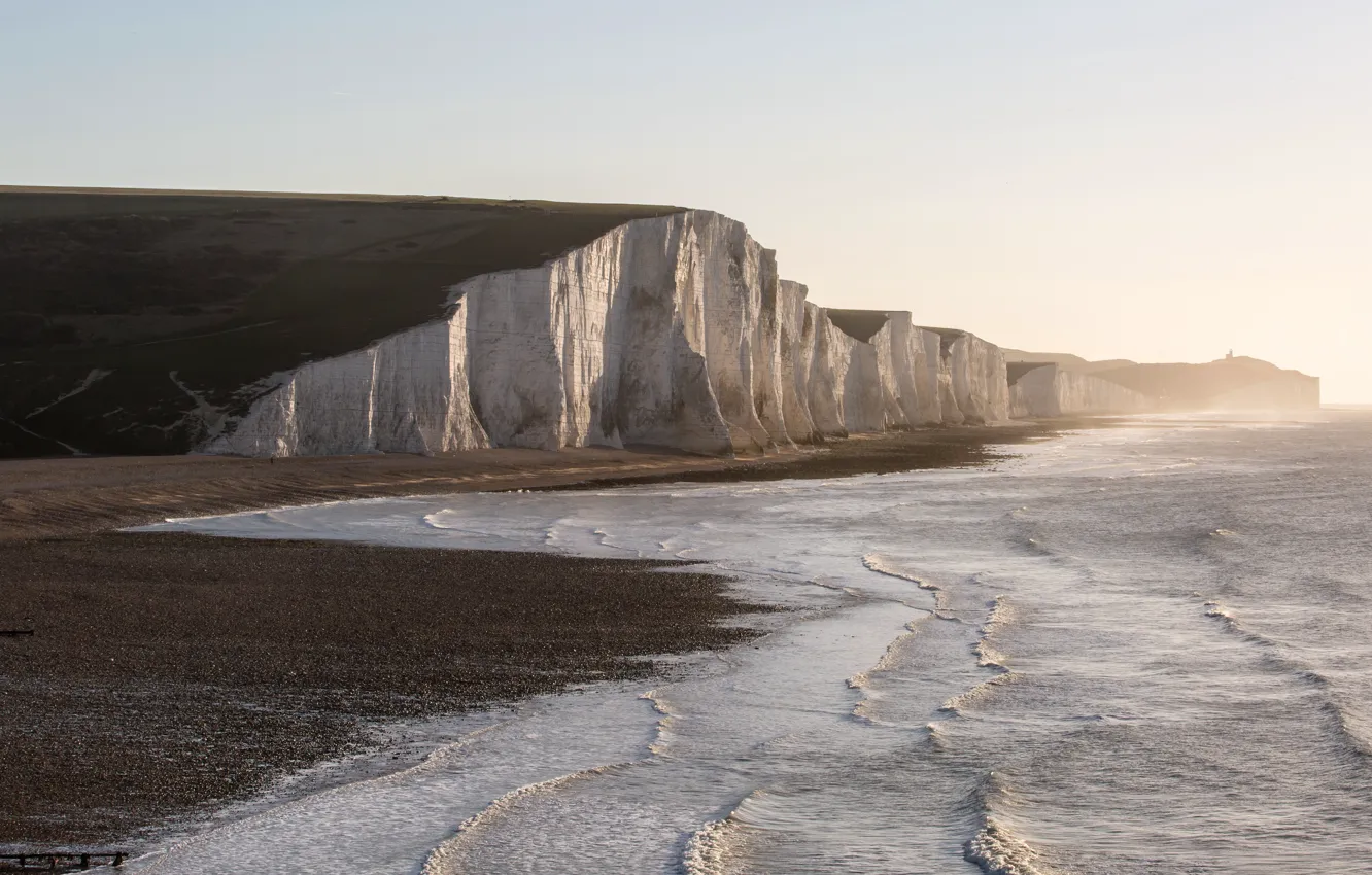 Photo wallpaper England, United Kingdom, Cuckmere Haven