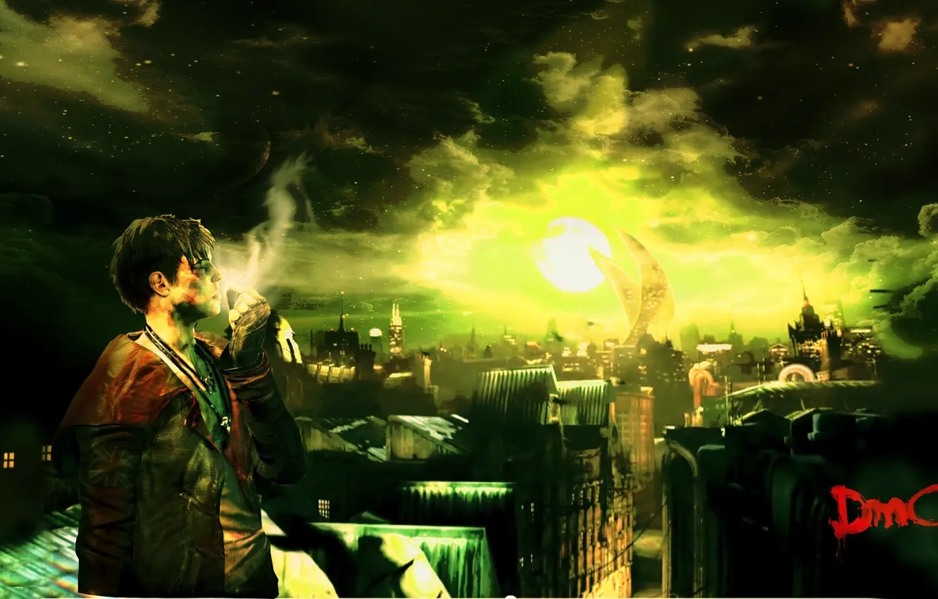 Photo wallpaper the city, Dante, DMK