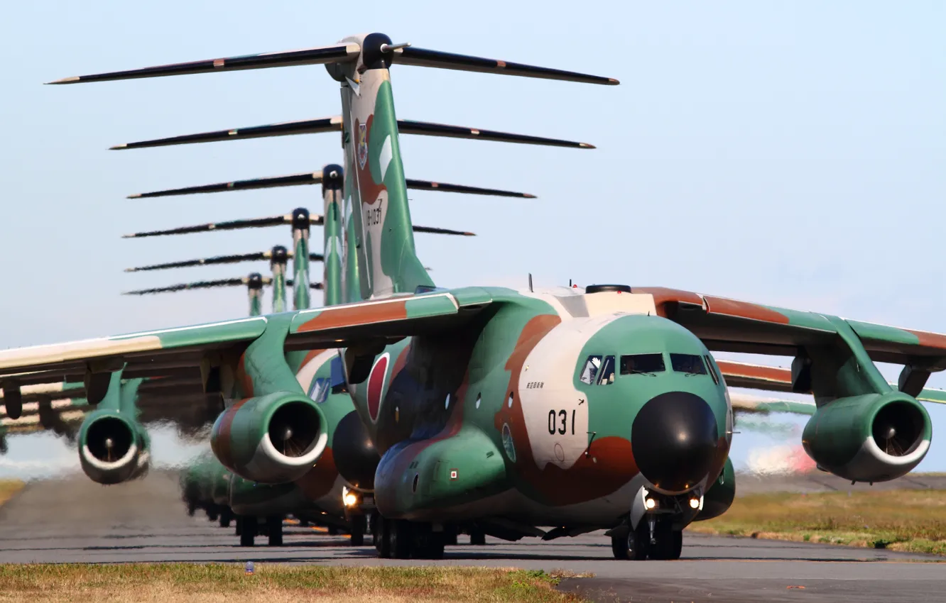 Photo wallpaper aviation, the plane, the airfield, C-17 Globemaster