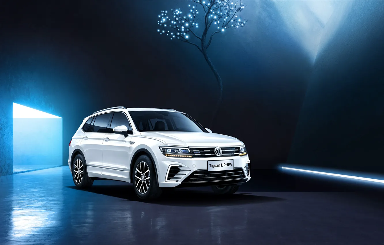 Photo wallpaper Volkswagen, 2018, crossover, Tiguan, THE PHEV