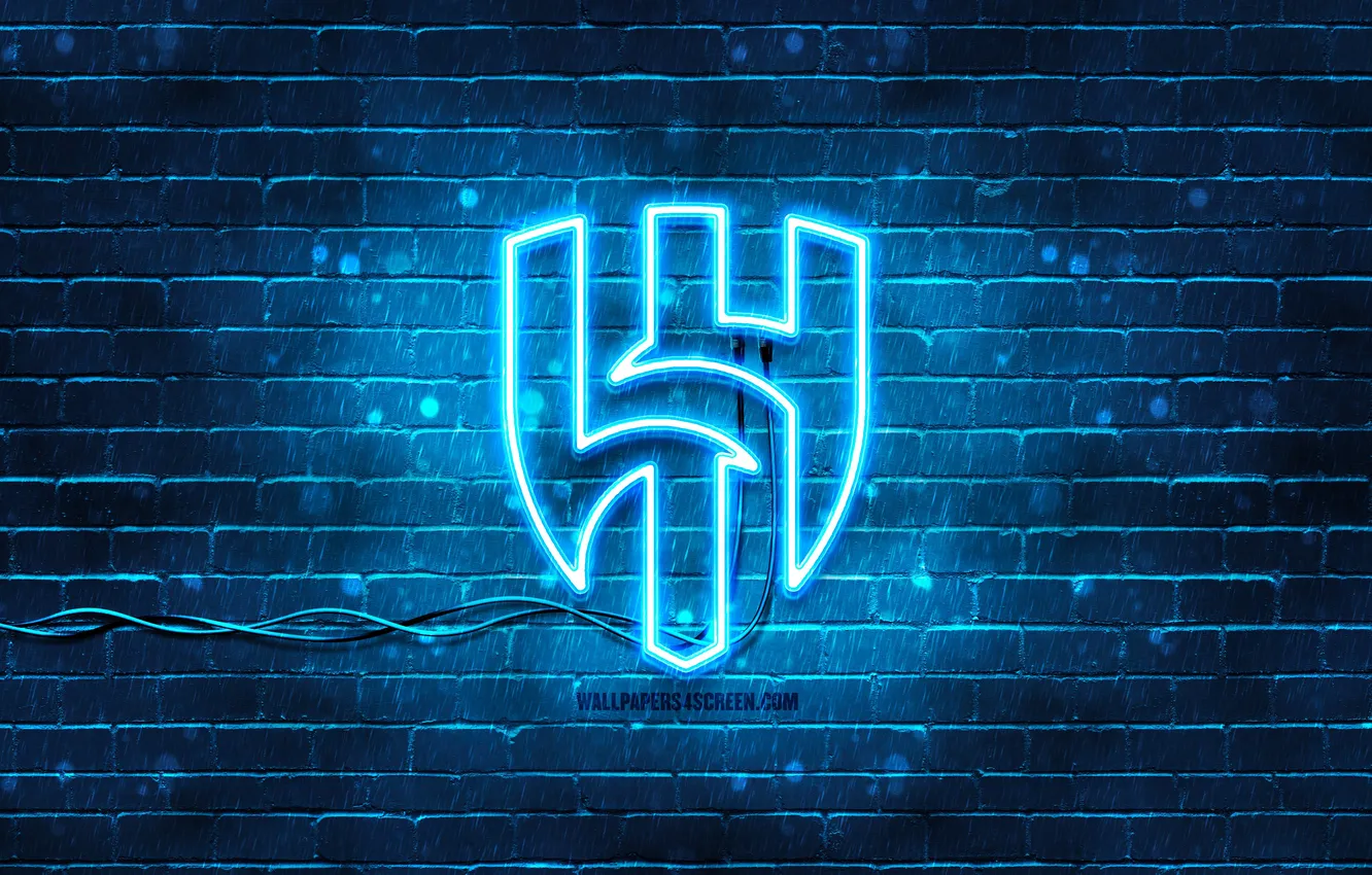 Photo wallpaper logo, football, soccer, Saudi Arabia, Emblem, badge, crest, Al Hilal