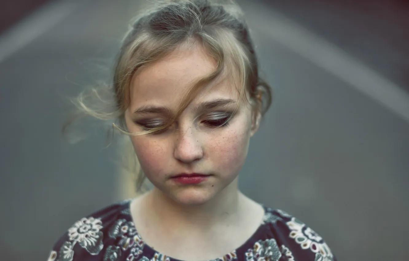 Photo wallpaper mood, portrait, girl