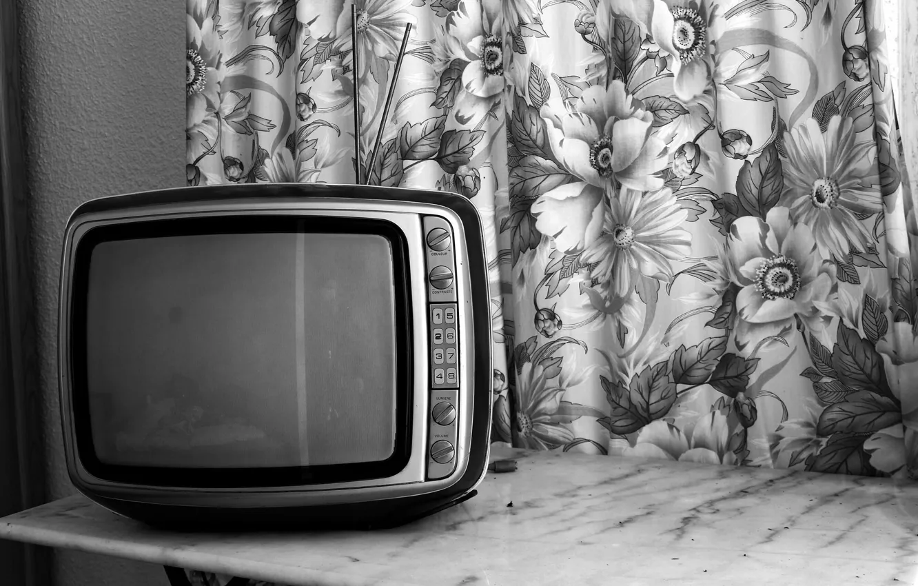 Photo wallpaper macro, background, TV