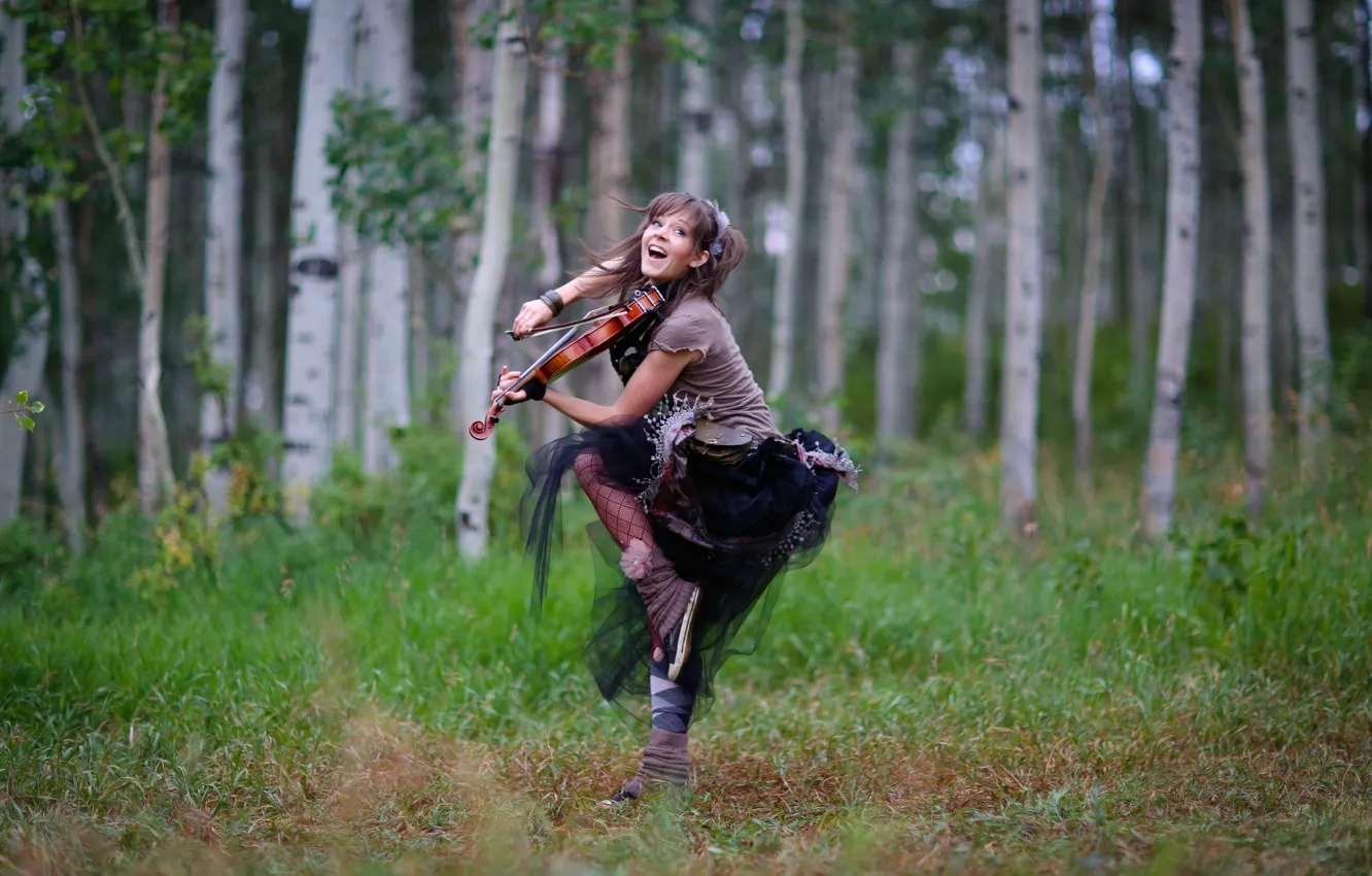 Photo wallpaper musician, composer, Lindsey Stirling, Lindsey Stirling, violinist, stage actor