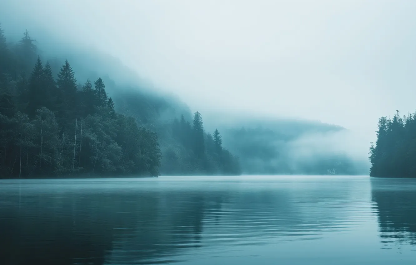 Photo wallpaper river, New Zealand, mountains