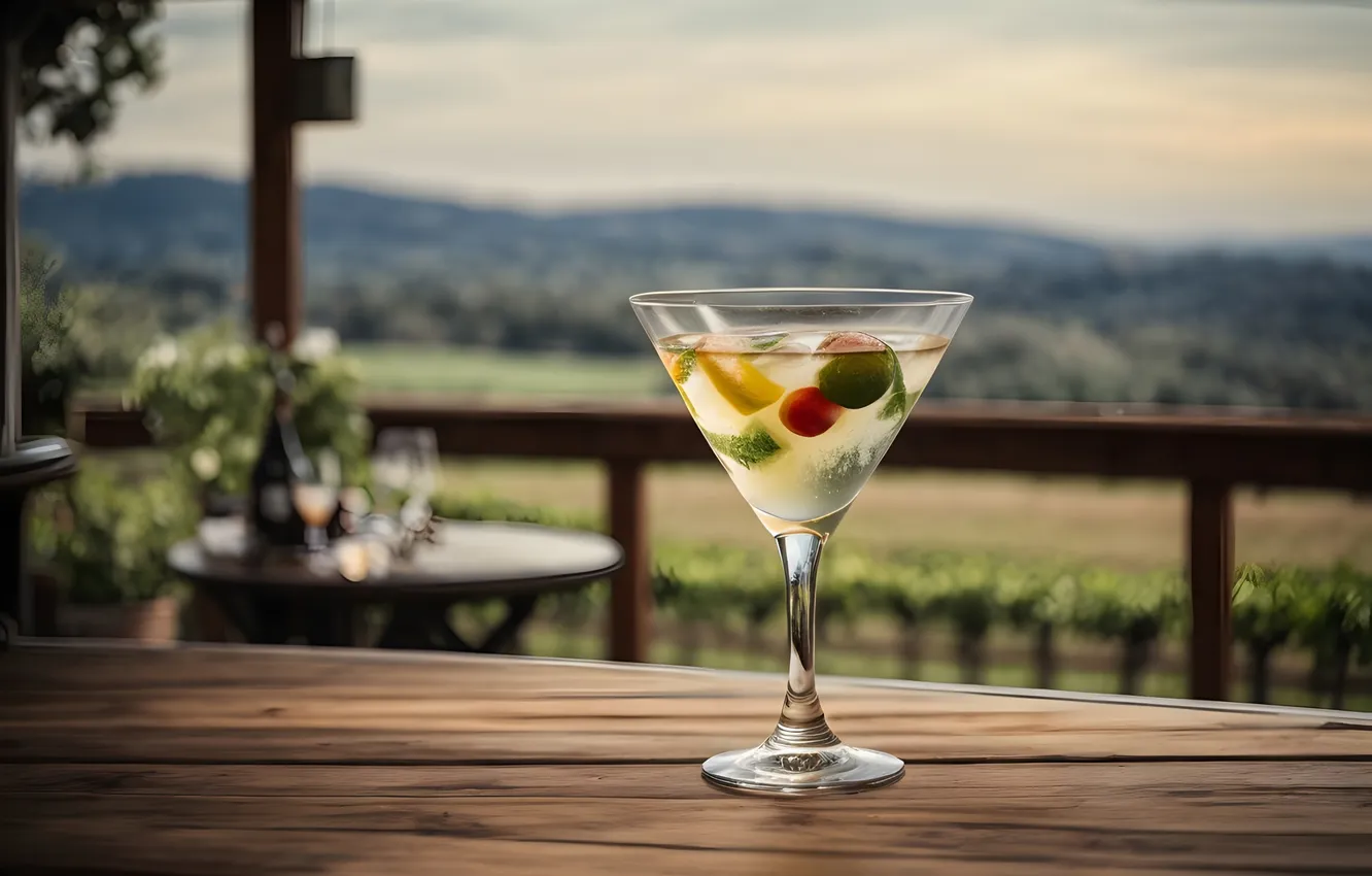 Photo wallpaper background, stay, cocktail