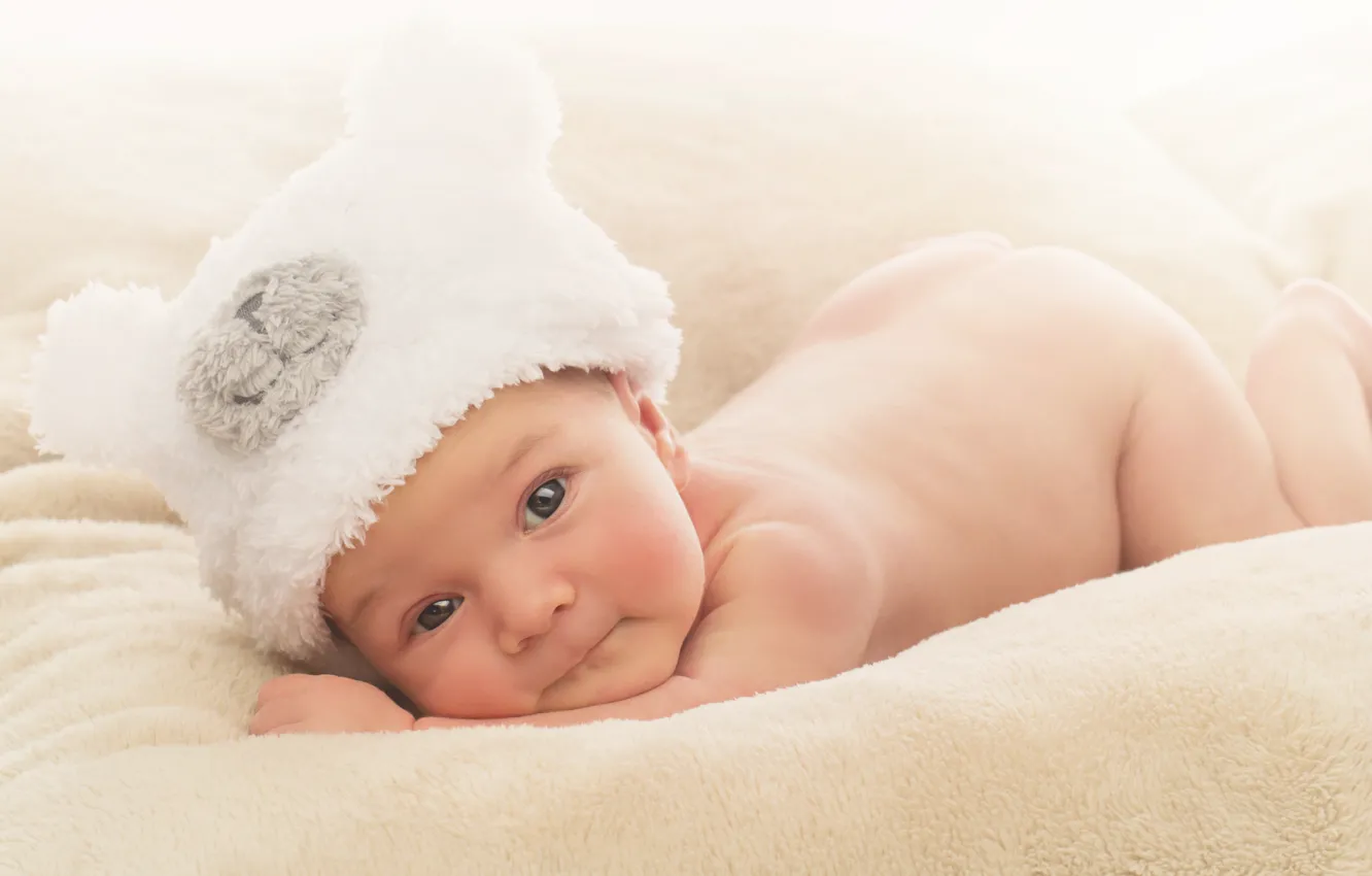 Photo wallpaper children, face, baby, child, newborn