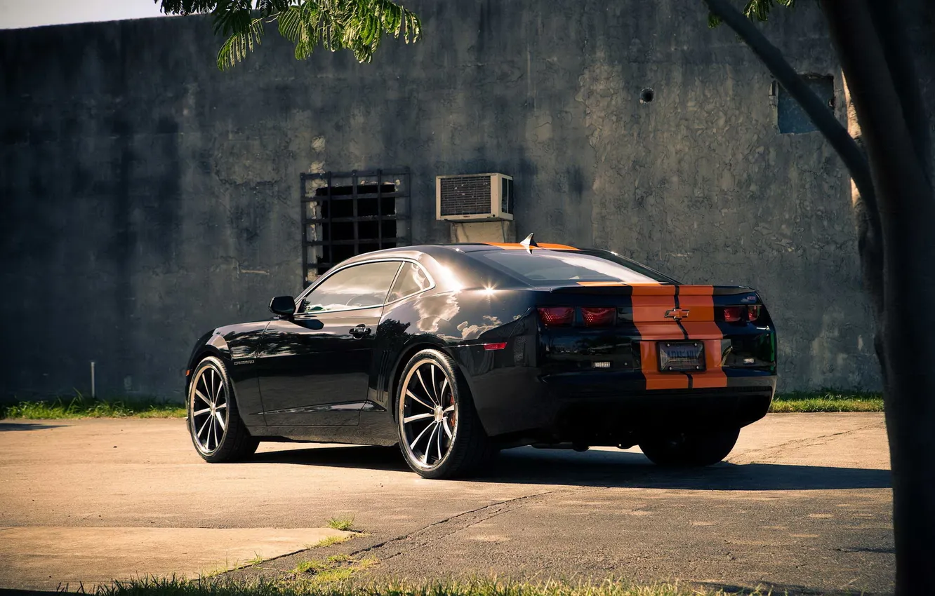 Photo wallpaper glare, Chevrolet, Camaro, auto, Camaro, Chevrolet