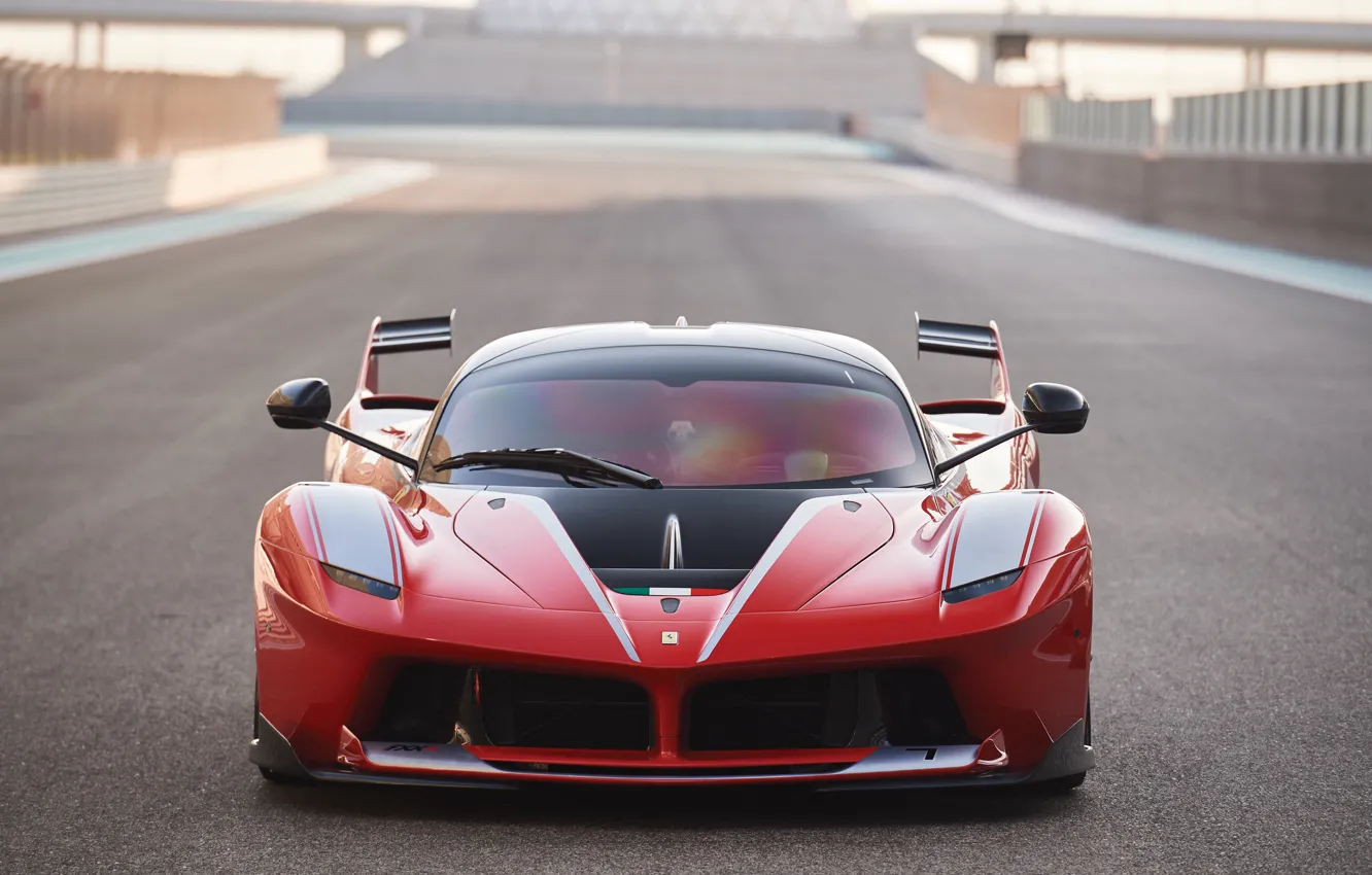 Photo wallpaper Ferrari, front, FXX, Ferrari FXX-K