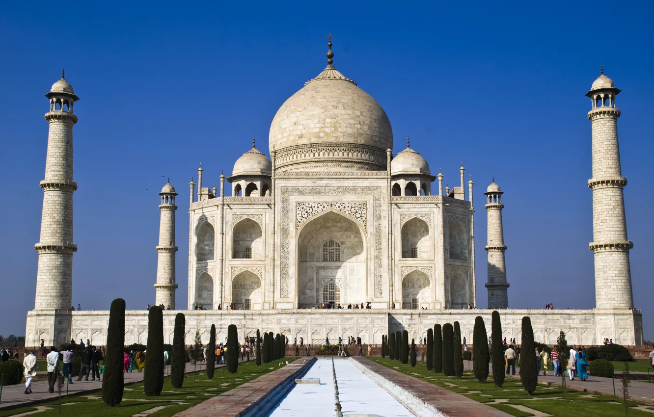 Photo wallpaper Taj Mahal, India, tourism, site
