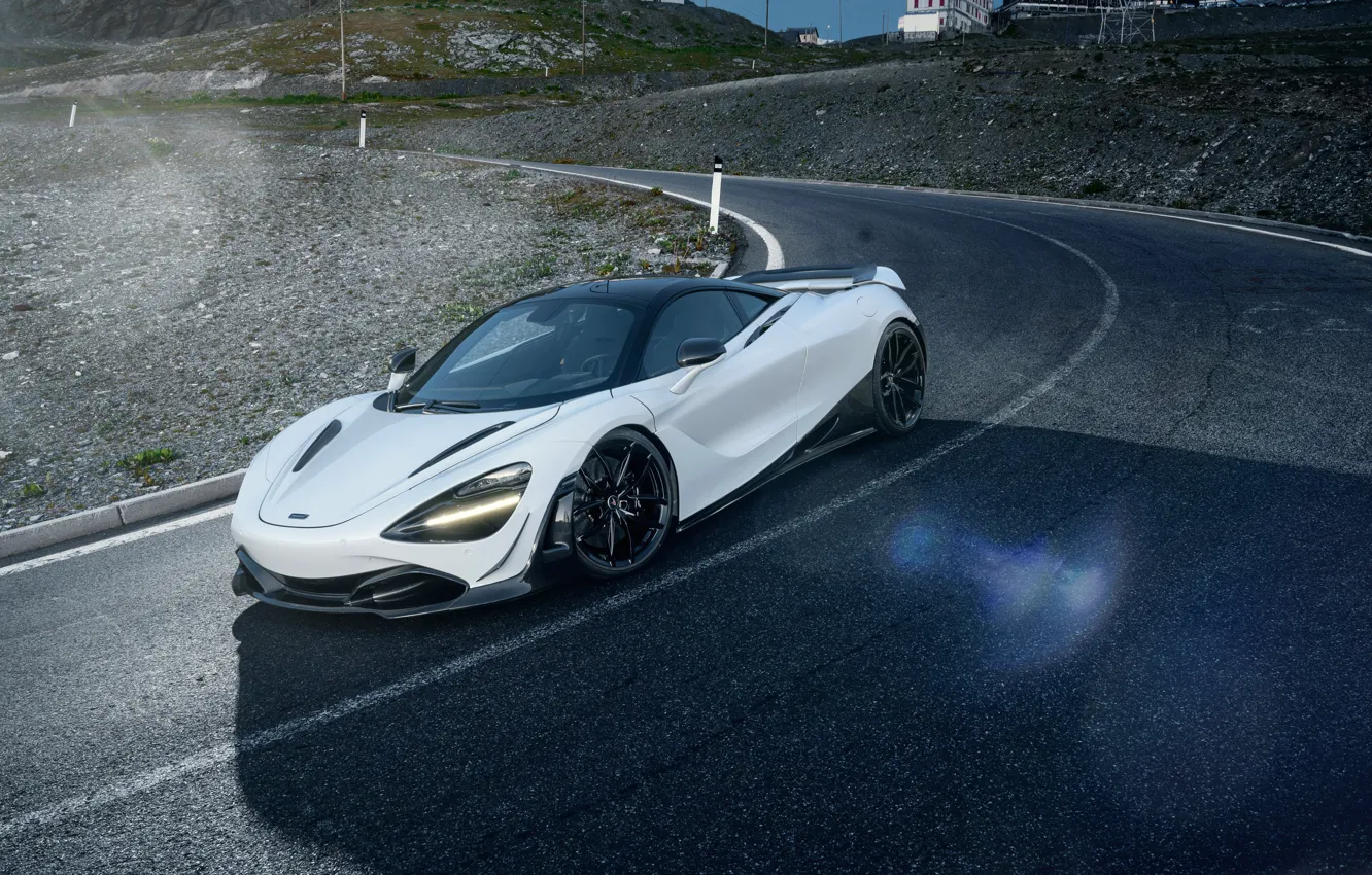 Photo wallpaper McLaren, supercar, side view, 2018, Novitec, 720S