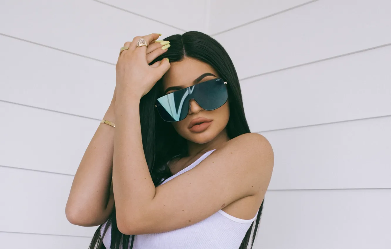 Photo wallpaper model, glasses, Kylie Jenner, reality show, Kylie Jenner