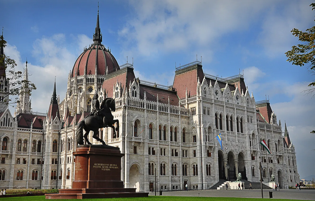 Photo wallpaper monument, Parliament, Hungary, Budapest