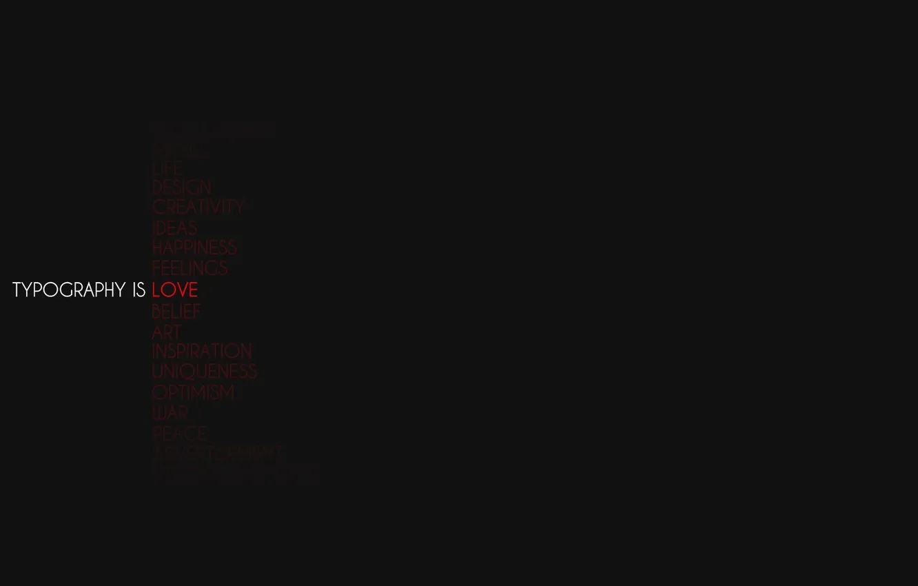 Photo wallpaper love, the inscription, Wallpaper, love, picture, typography is love