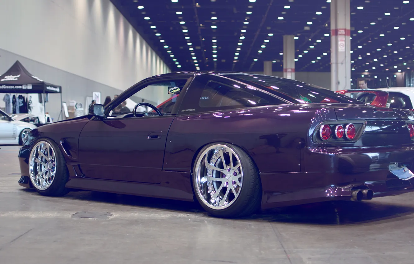 Photo wallpaper Nissan, Nissan, 240sx, show