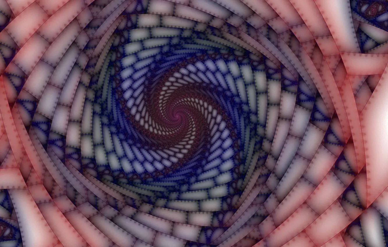 Photo wallpaper pattern, curl, kaleidoscope