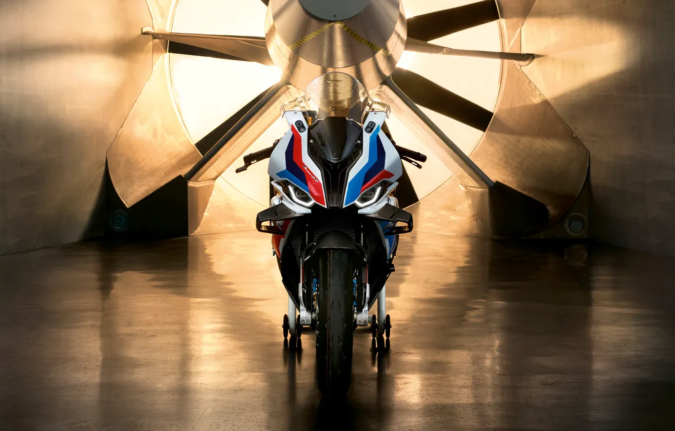 Photo wallpaper bmw, front view, m1000rr